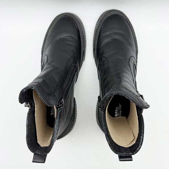 Spring Step Womens Kelko Ankle Boots EU 38 US 7.5-8 Black Leather EUC - Picture 10 of 12